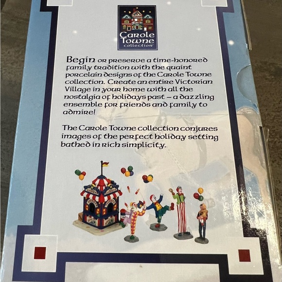 Lemax Carnival Summer Fair Ticket Booth #63563 w/ Figurines Carole Towne NIB Box - Picture 8 of 9